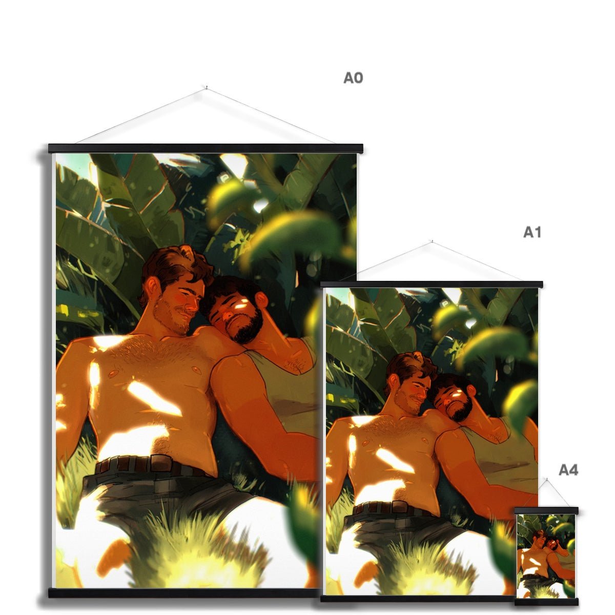 Siesta Fine Art Print with Hanger - Ego Rodriguez Shop