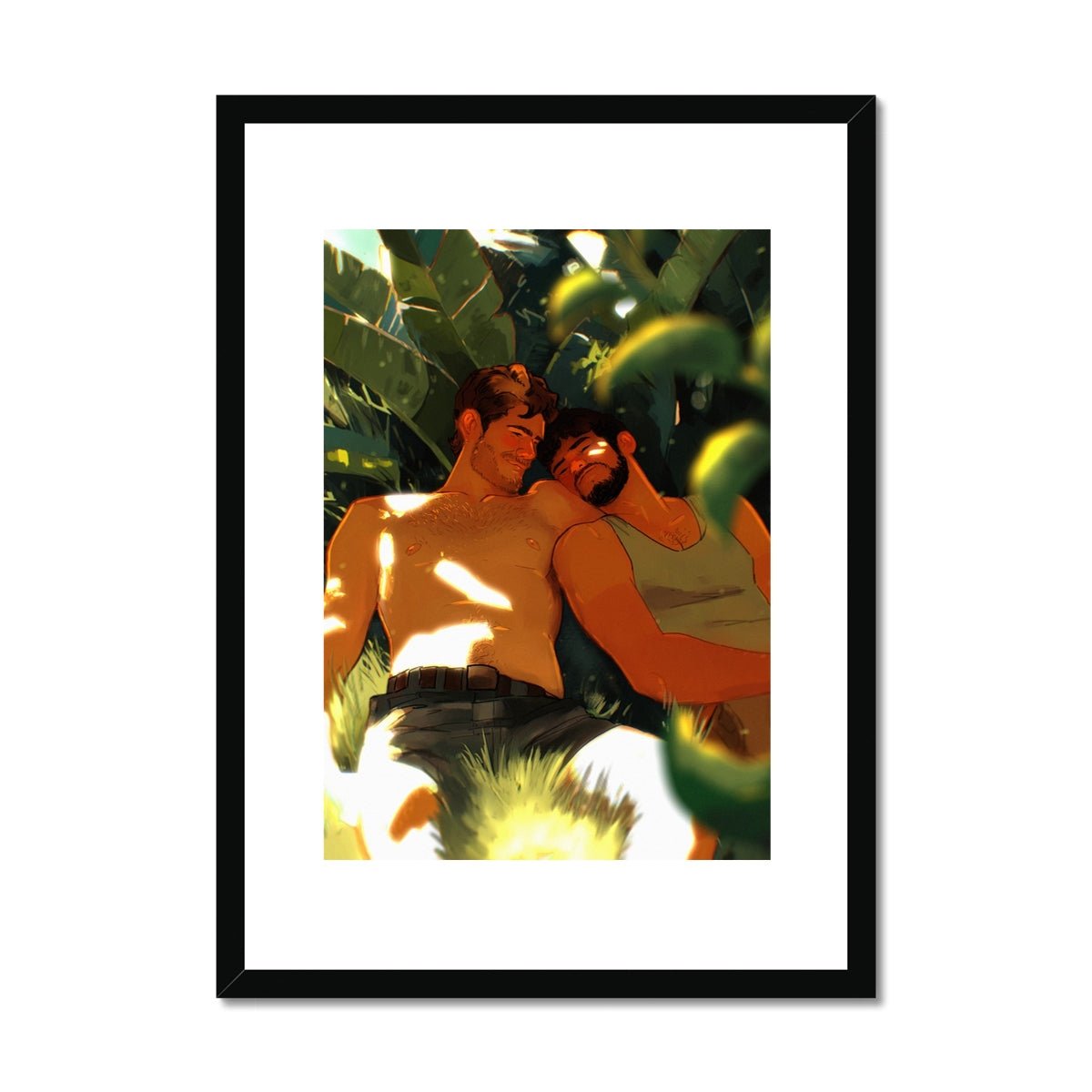Siesta Framed & Mounted Print - Ego Rodriguez Shop