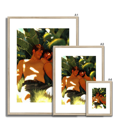 Siesta Framed & Mounted Print - Ego Rodriguez Shop