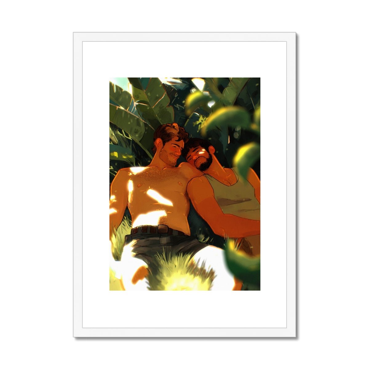 Siesta Framed & Mounted Print - Ego Rodriguez Shop