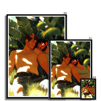 Siesta Framed Print - Ego Rodriguez Shop