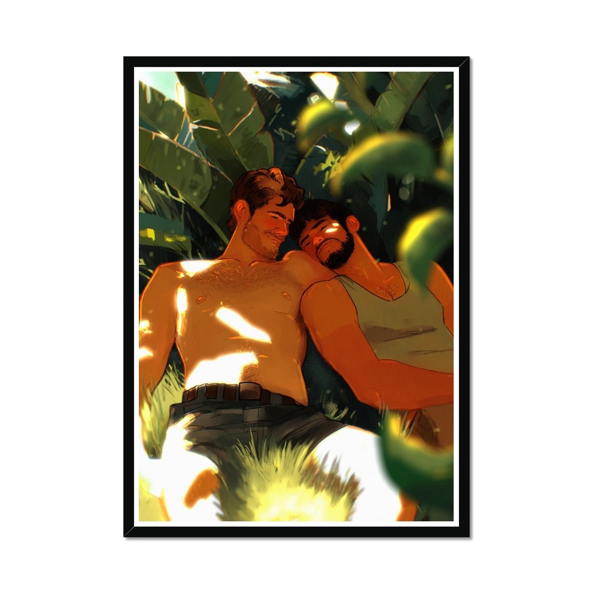 Siesta Framed Print - Ego Rodriguez Shop