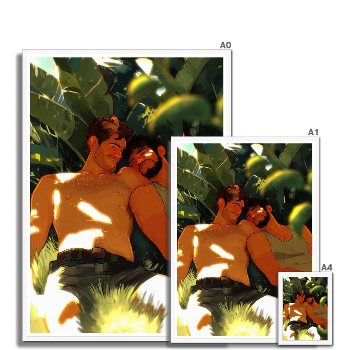 Siesta Framed Print - Ego Rodriguez Shop