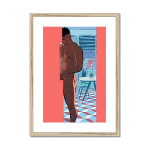 Snack Framed & Mounted Print - Ego Rodriguez Shop