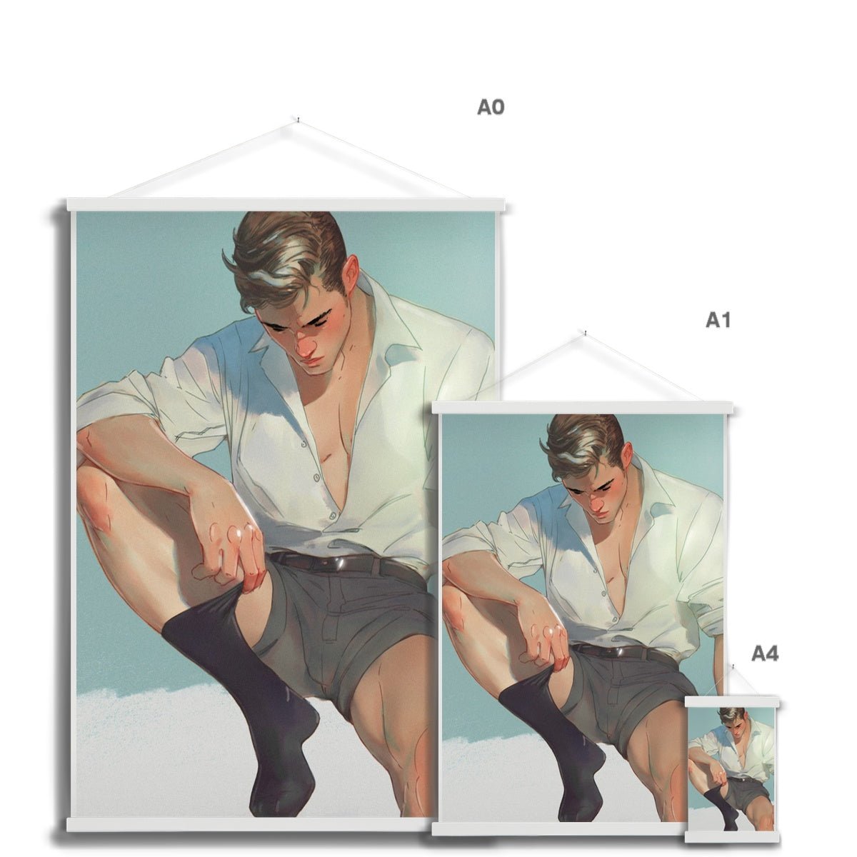 Sock Fine Art Print with Hanger - Ego Rodriguez Shop