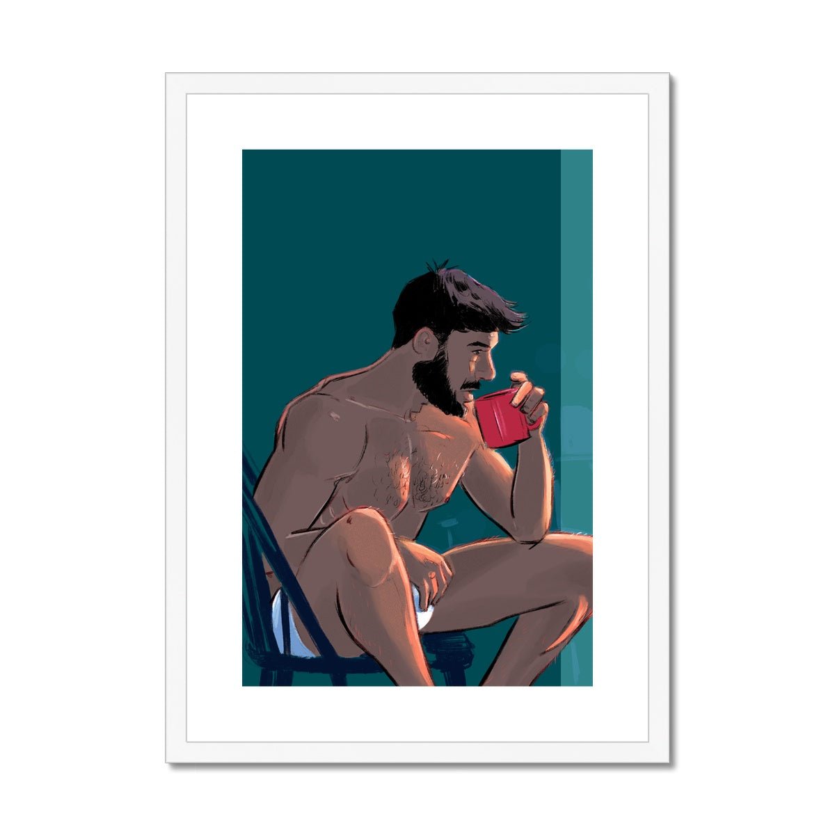 Sunday 9-37 Framed & Mounted Print - Ego Rodriguez Shop