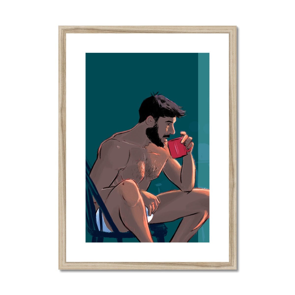 Sunday 9-37 Framed & Mounted Print - Ego Rodriguez Shop