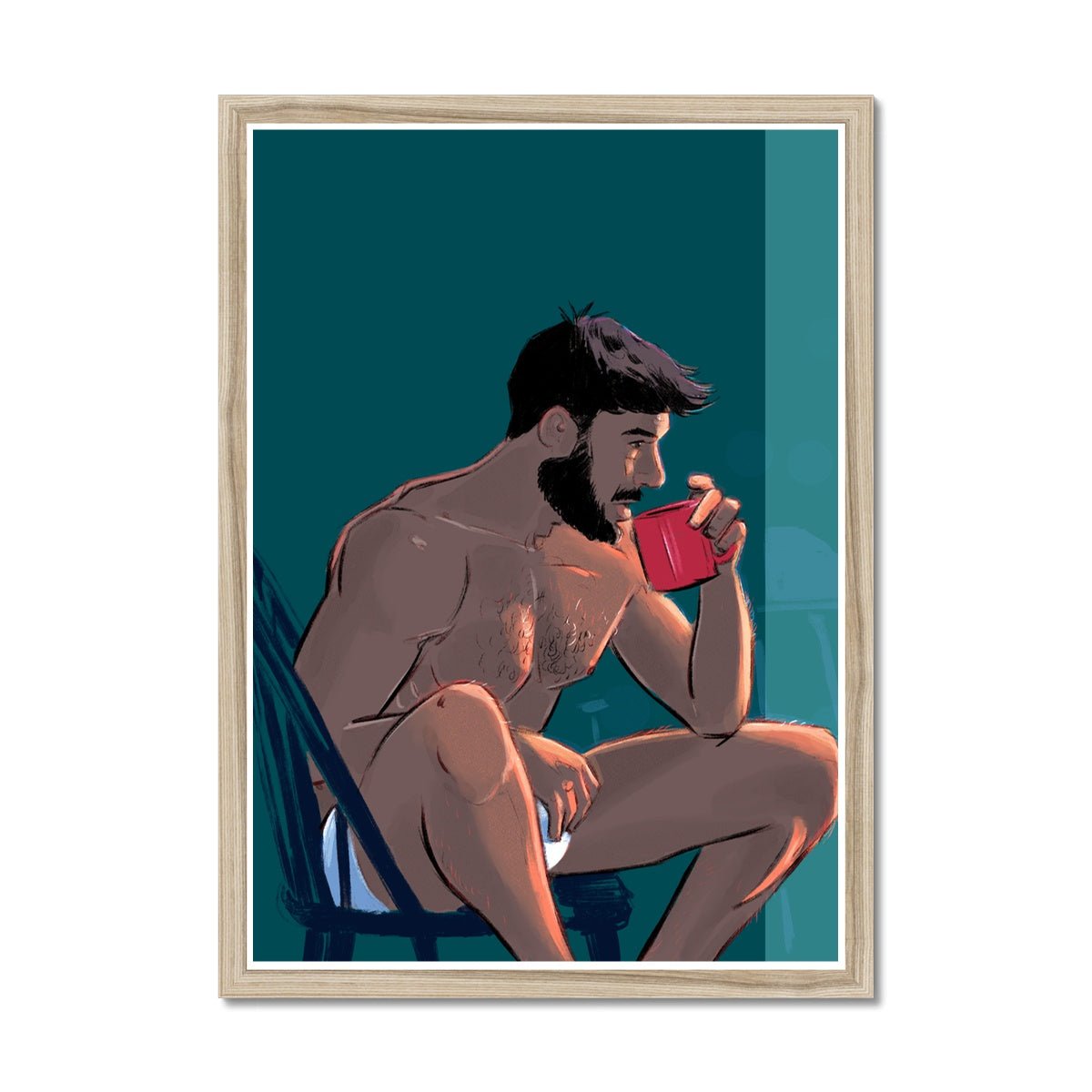 Sunday 9-37 Framed Print - Ego Rodriguez Shop