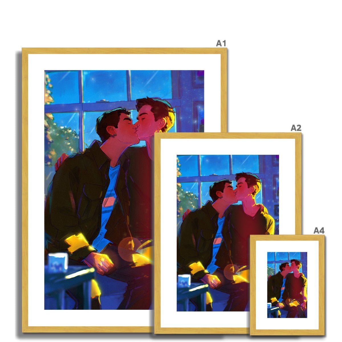 Sunrise Antique Framed & Mounted Print - Ego Rodriguez Shop