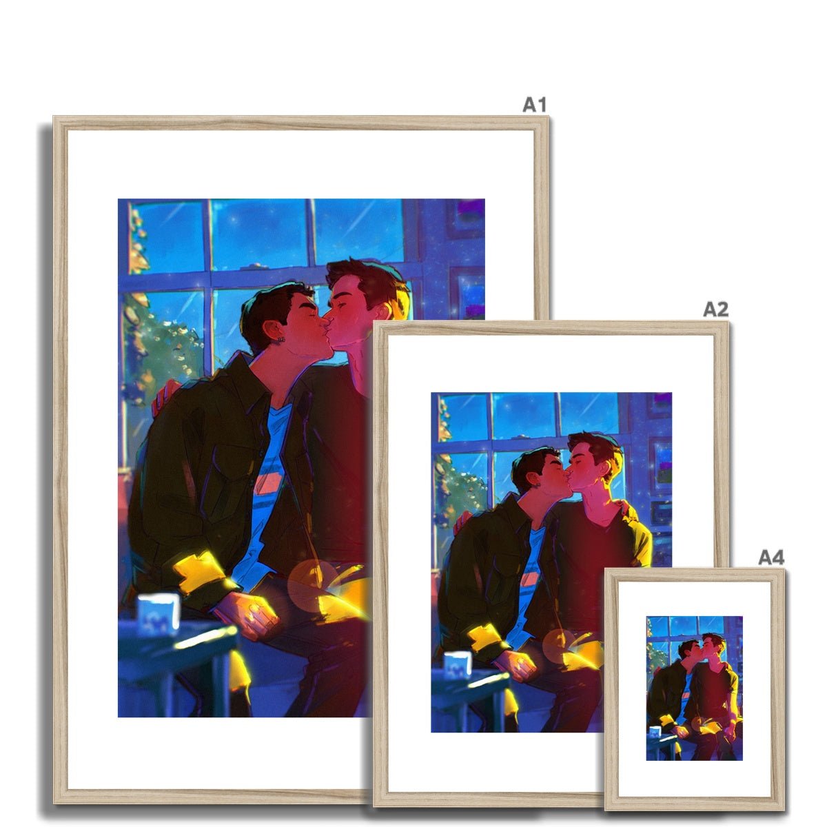 Sunrise Framed & Mounted Print - Ego Rodriguez Shop