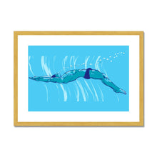 Load image into Gallery viewer, Swim Antique Framed &amp; Mounted Print - Ego Rodriguez Shop

