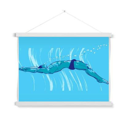 Swim Fine Art Print with Hanger - Ego Rodriguez Shop