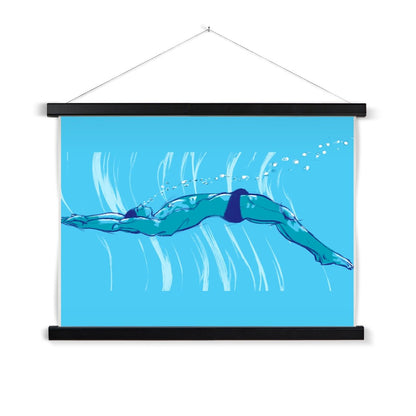 Swim Fine Art Print with Hanger - Ego Rodriguez Shop