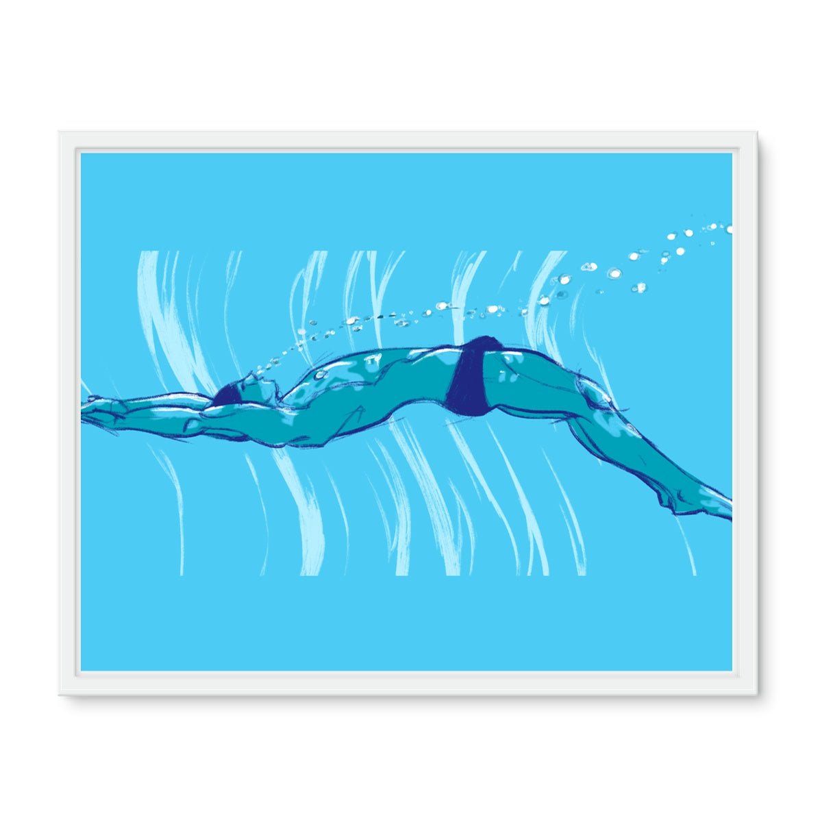 Swim Framed Photo Tile - Ego Rodriguez Shop