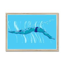 Load image into Gallery viewer, Swim Framed Print - Ego Rodriguez Shop
