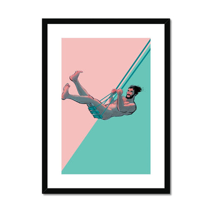 Swing Framed & Mounted Print - Ego Rodriguez Shop