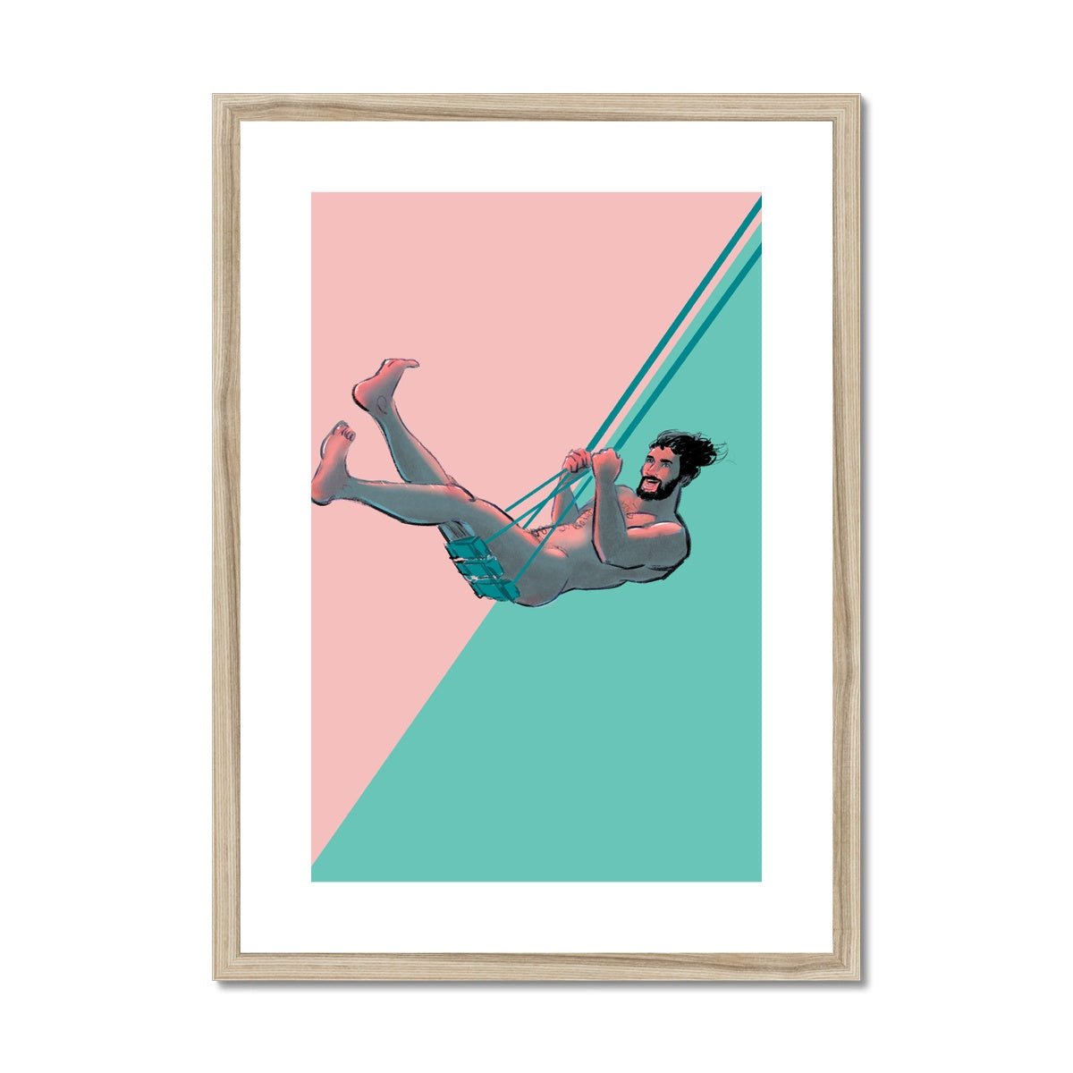 Swing Framed & Mounted Print - Ego Rodriguez Shop