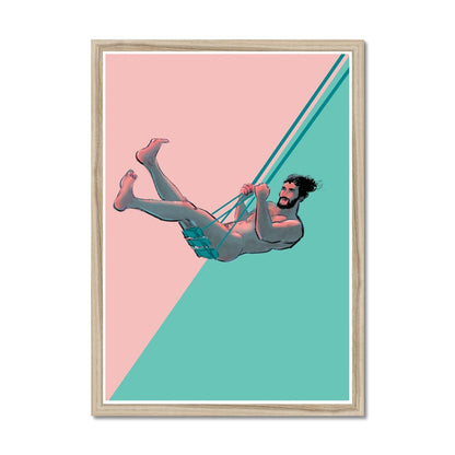 Swing Framed Print - Ego Rodriguez Shop