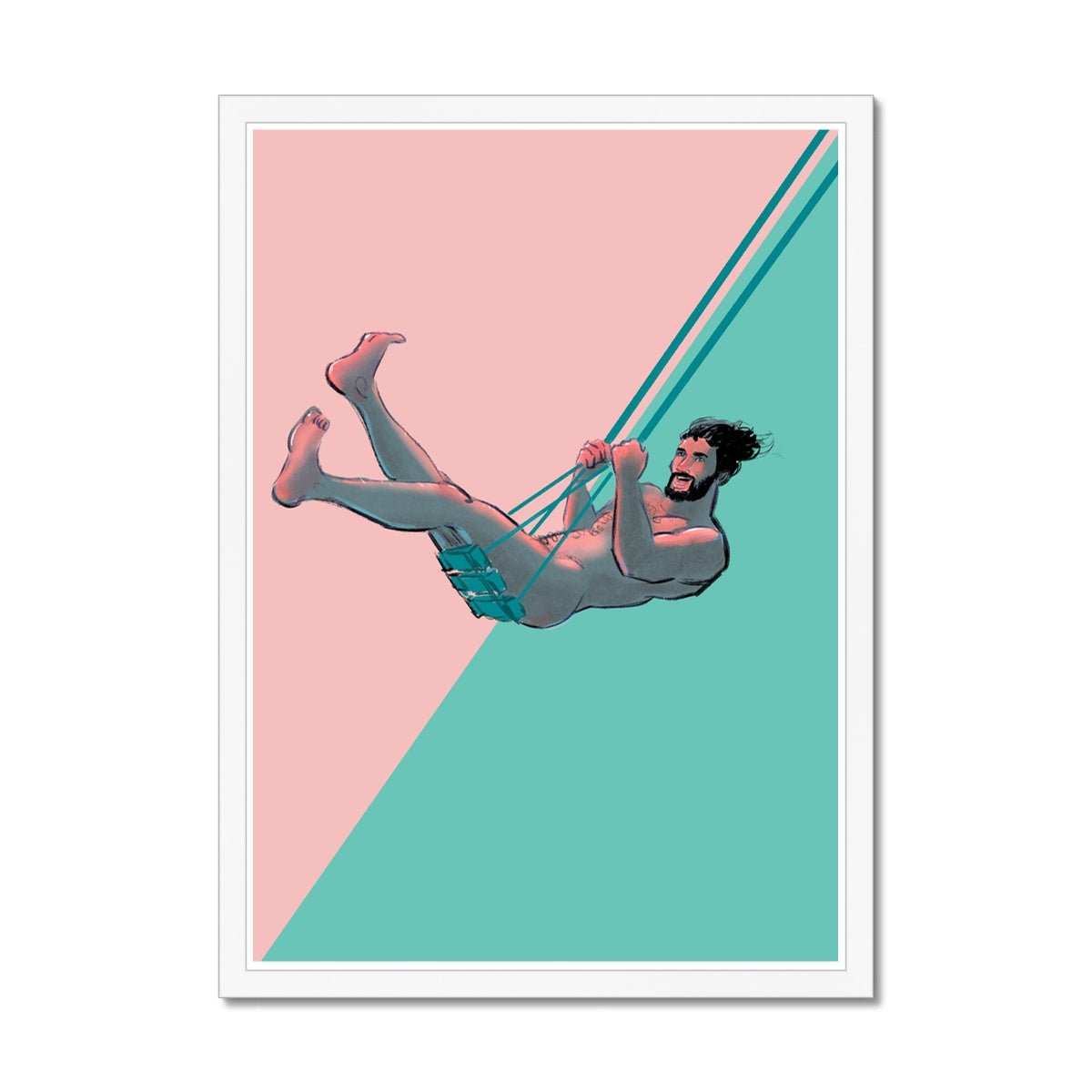 Swing Framed Print - Ego Rodriguez Shop