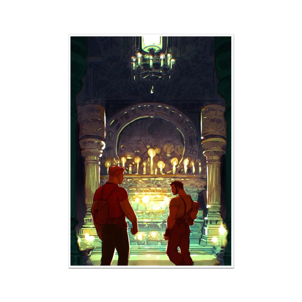 Temple Of The Whispering Sands Fine Art Print - Ego Rodriguez Shop