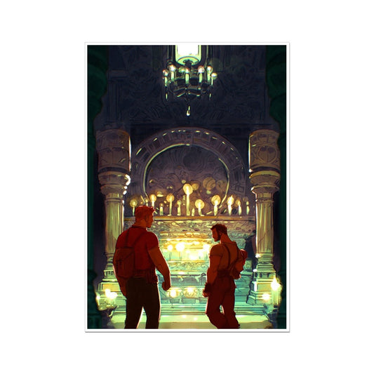 Temple Of The Whispering Sands Fine Art Print - Ego Rodriguez Shop