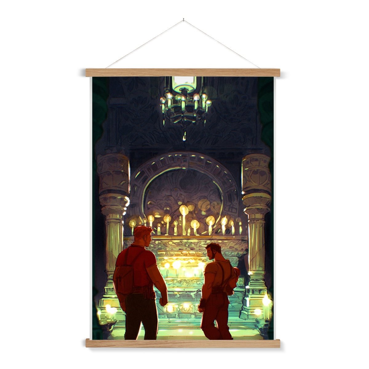 Temple Of The Whispering Sands Fine Art Print with Hanger - Ego Rodriguez Shop