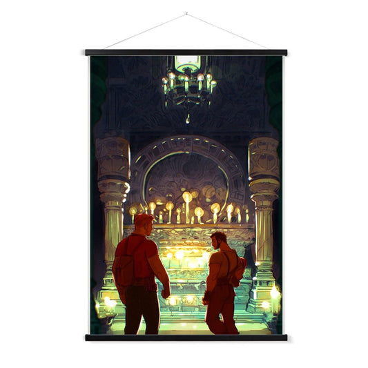 Temple Of The Whispering Sands Fine Art Print with Hanger - Ego Rodriguez Shop