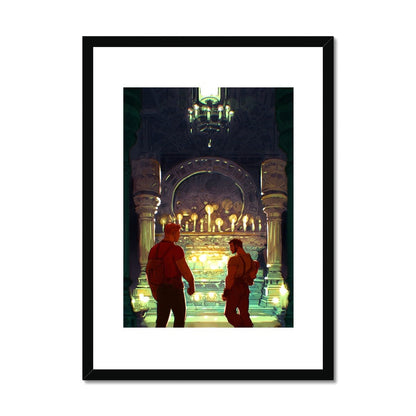 Temple Of The Whispering Sands Framed & Mounted Print - Ego Rodriguez Shop