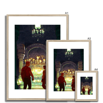 Temple Of The Whispering Sands Framed & Mounted Print - Ego Rodriguez Shop