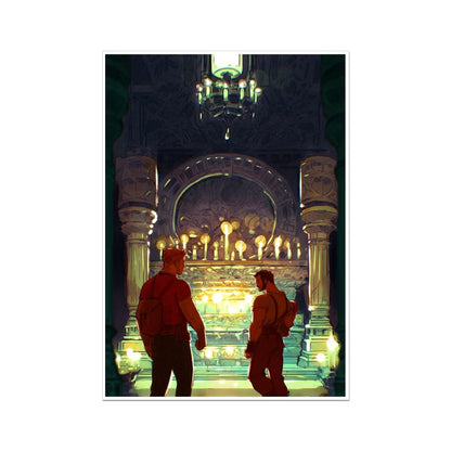 Temple Of The Whispering Sands Wall Art Poster - Ego Rodriguez Shop