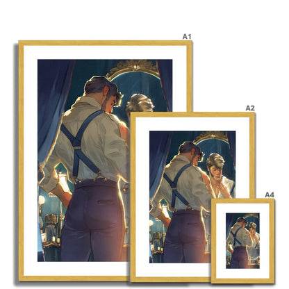 The Actor Antique Framed & Mounted Print - Ego Rodriguez Shop