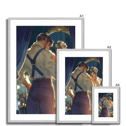 The Actor Antique Framed & Mounted Print - Ego Rodriguez Shop