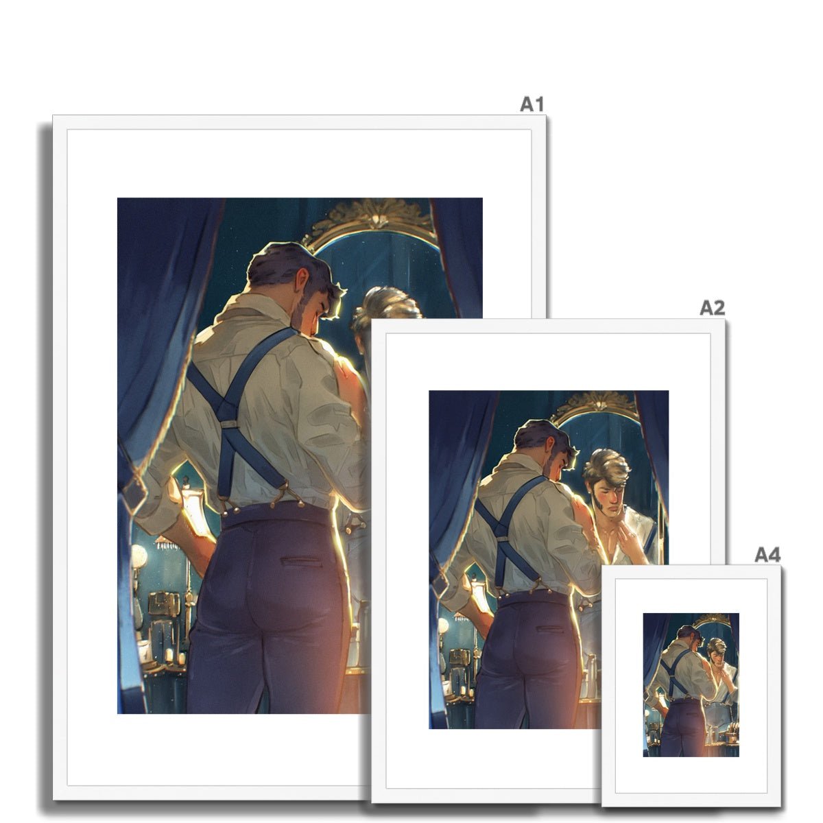 The Actor Framed & Mounted Print - Ego Rodriguez Shop