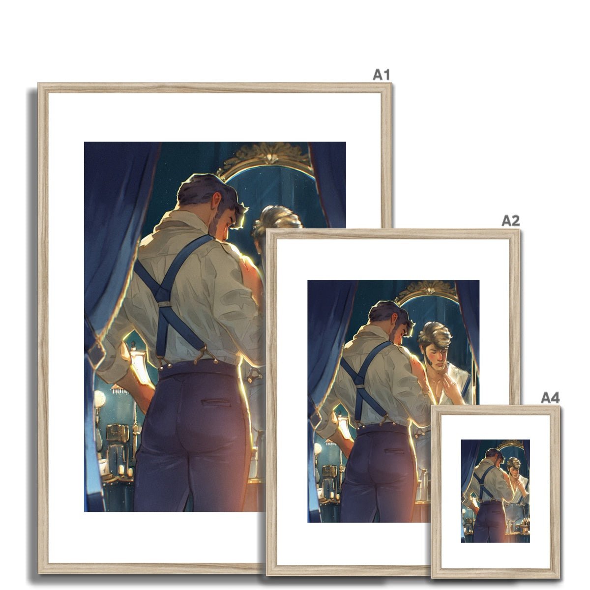 The Actor Framed & Mounted Print - Ego Rodriguez Shop