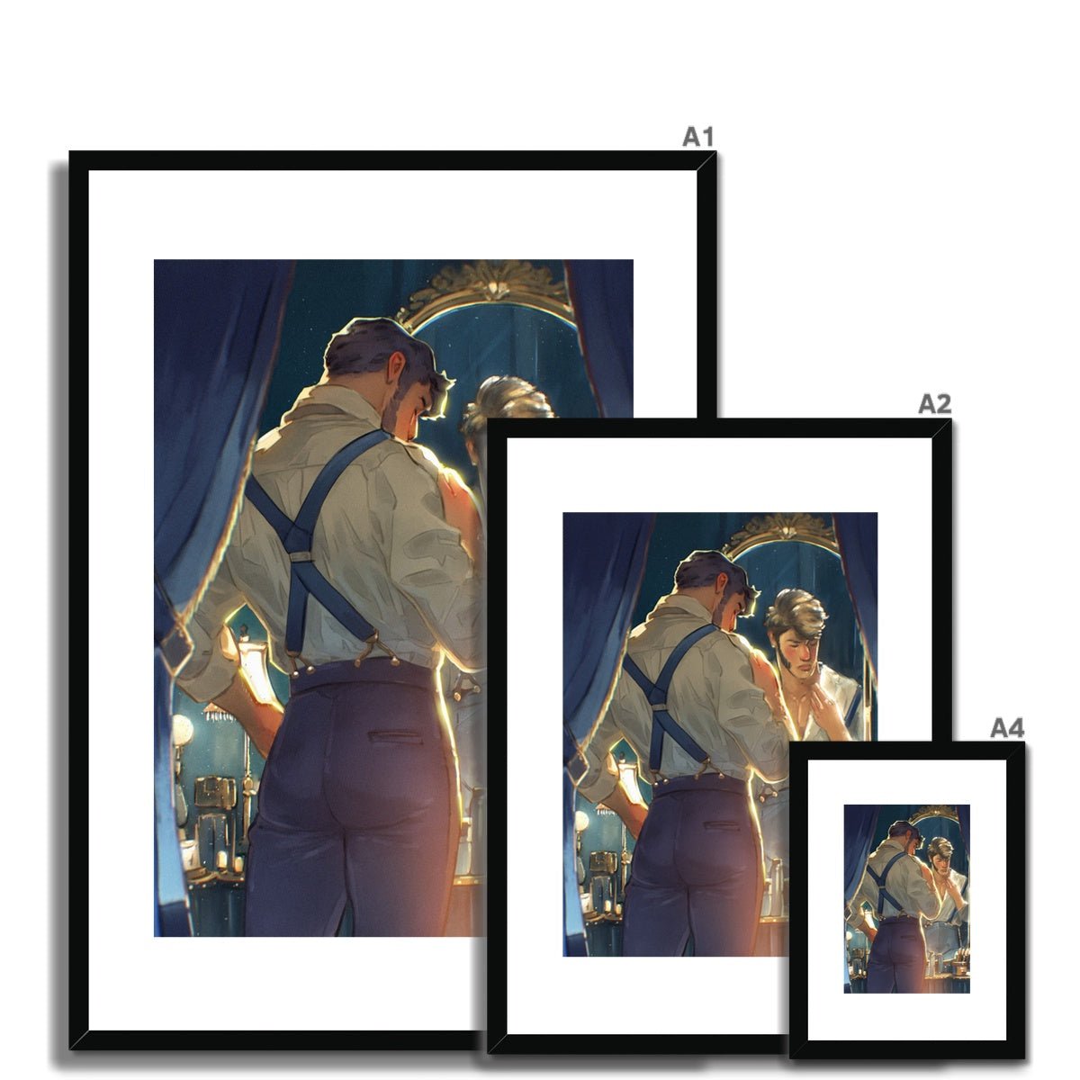 The Actor Framed & Mounted Print - Ego Rodriguez Shop