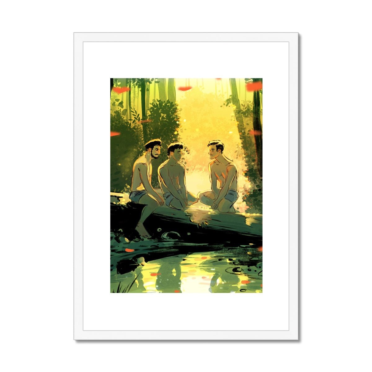 The Hideout Framed & Mounted Print - Ego Rodriguez Shop