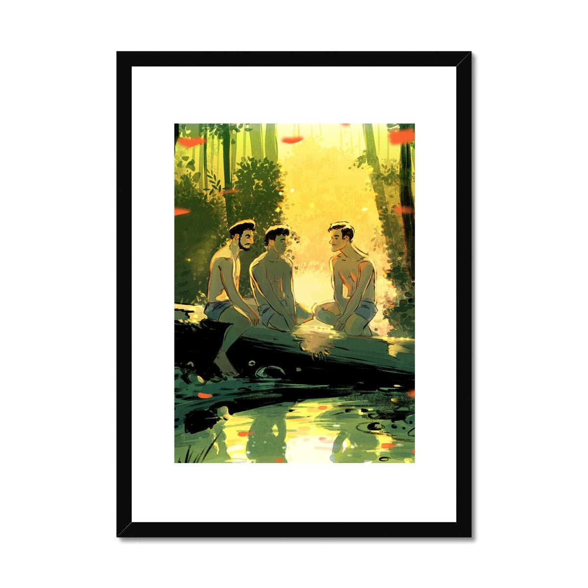 The Hideout Framed & Mounted Print - Ego Rodriguez Shop