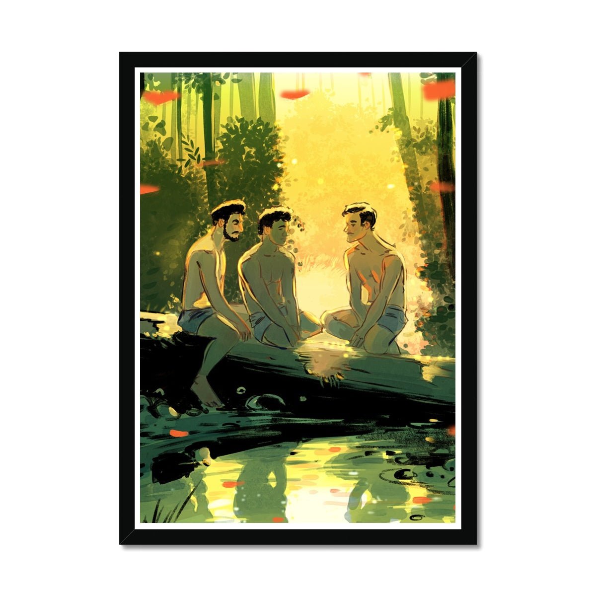 The Hideout Framed Print - Ego Rodriguez Shop