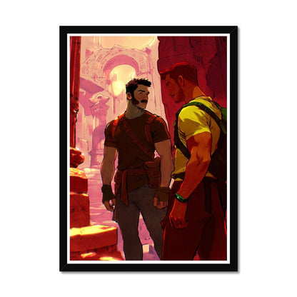 The Ruins Framed Print - Ego Rodriguez Shop