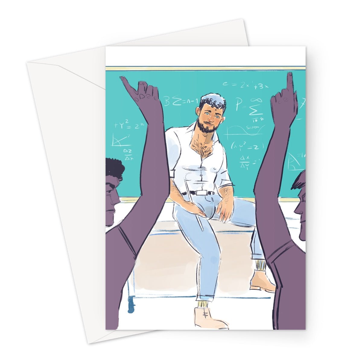 The Sub Greeting Card - Ego Rodriguez Shop