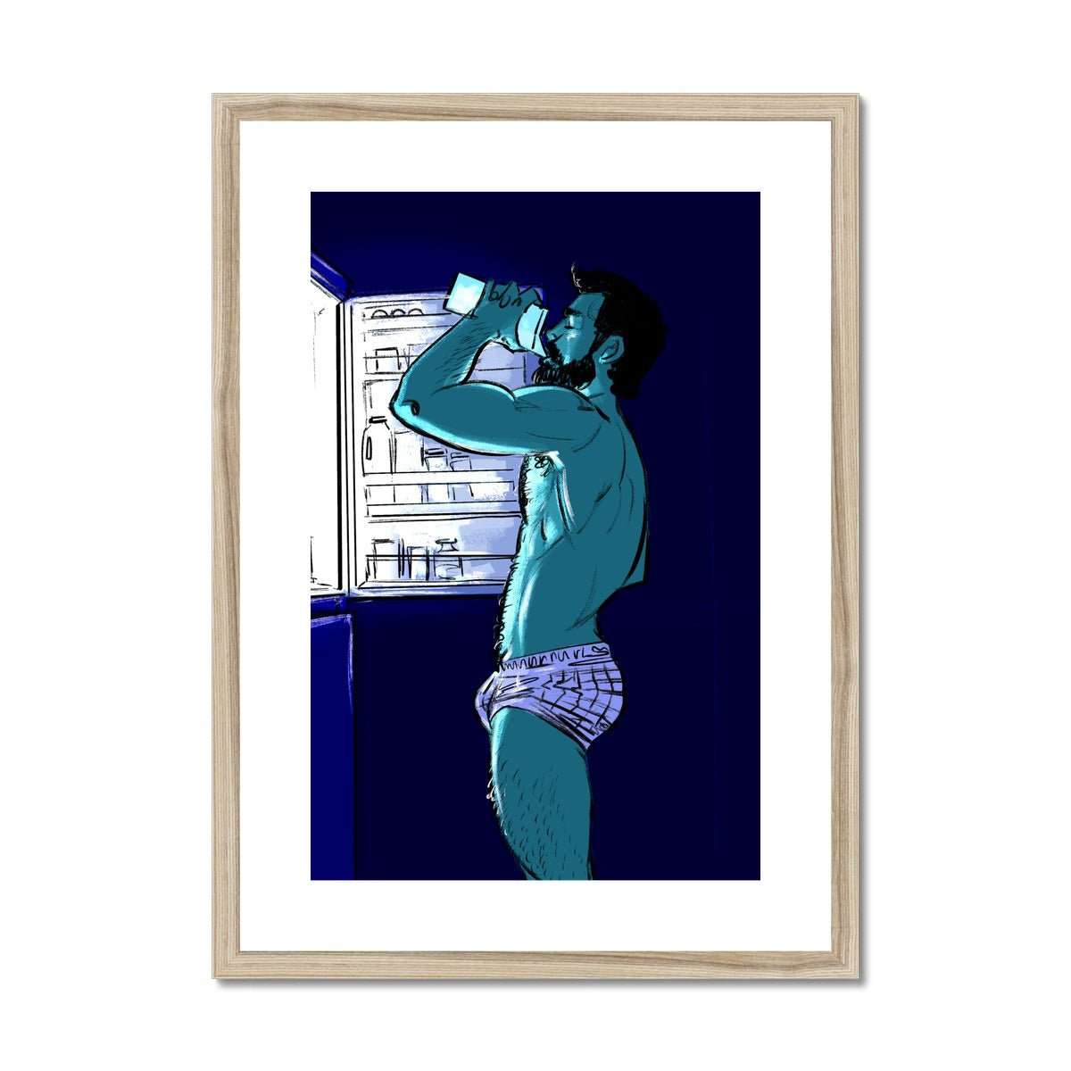 Thirst Framed & Mounted Print - Ego Rodriguez Shop