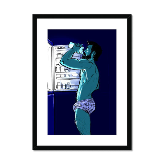 Thirst Framed & Mounted Print - Ego Rodriguez Shop