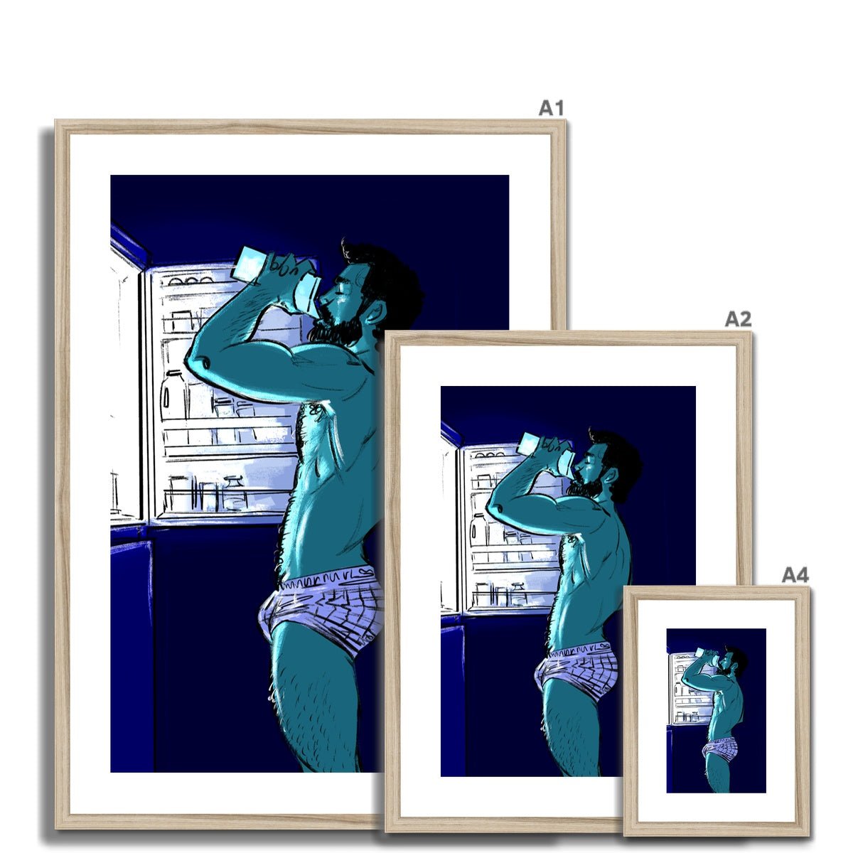 Thirst Framed & Mounted Print - Ego Rodriguez Shop