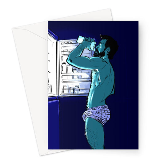 Thirst Greeting Card - Ego Rodriguez Shop