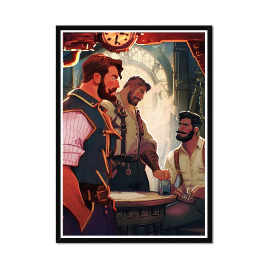 Time Travellers Framed Print - Ego Rodriguez Shop
