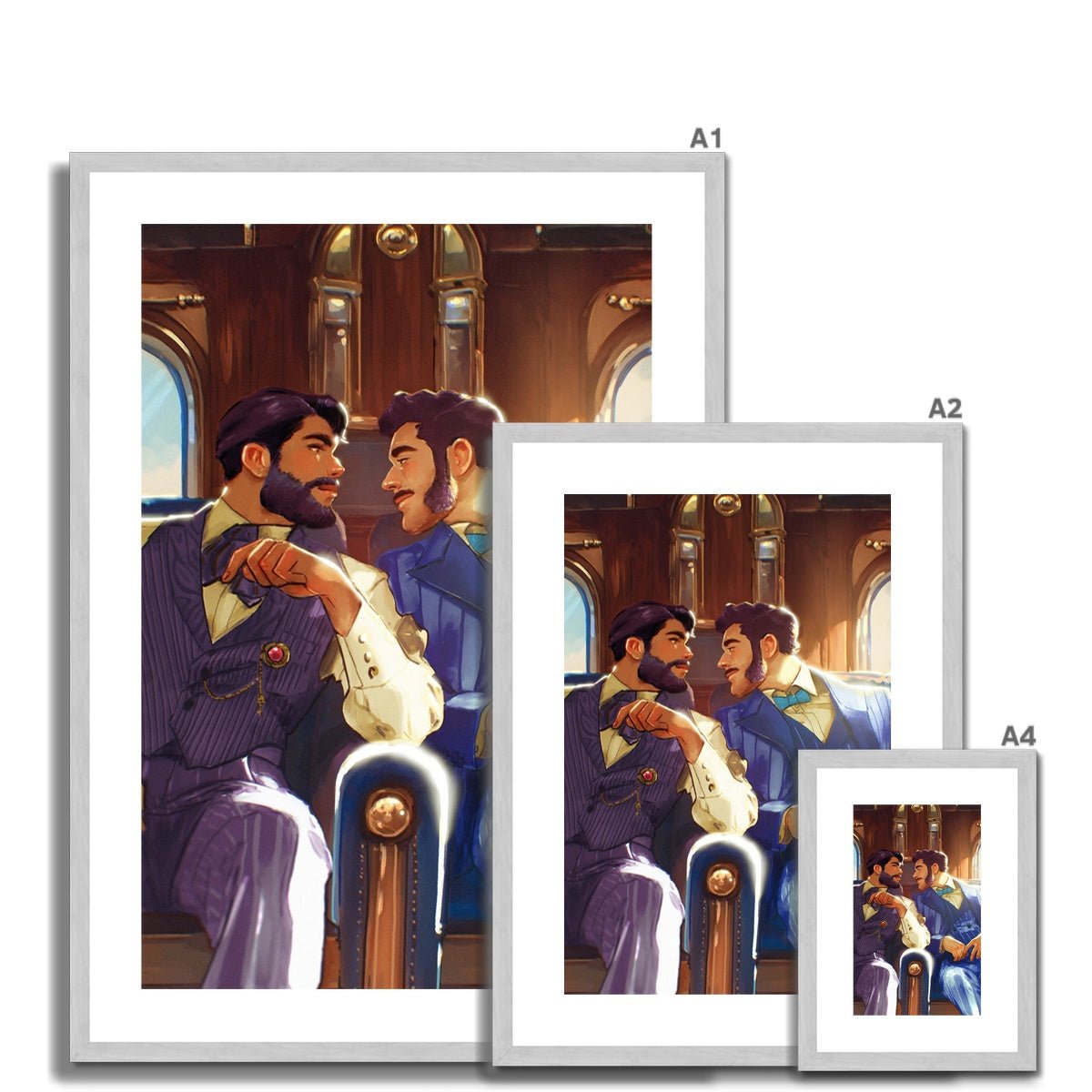 To The Emerald City Antique Framed & Mounted Print - Ego Rodriguez Shop