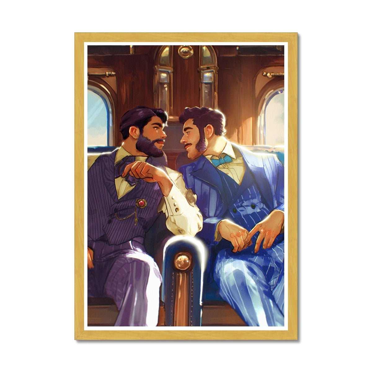 To The Emerald City Antique Framed Print - Ego Rodriguez Shop