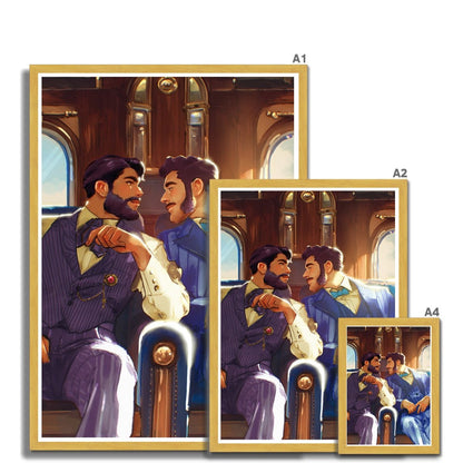 To The Emerald City Antique Framed Print - Ego Rodriguez Shop