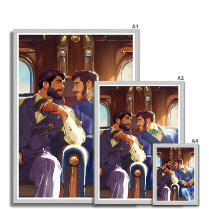 To The Emerald City Antique Framed Print - Ego Rodriguez Shop