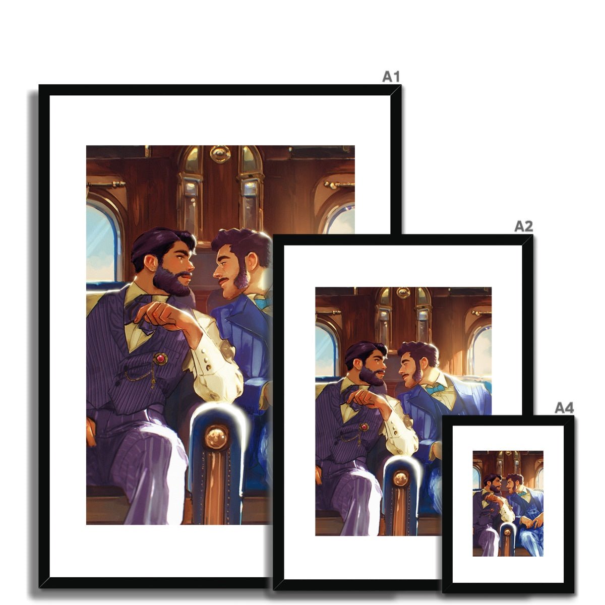 To The Emerald City Framed & Mounted Print - Ego Rodriguez Shop